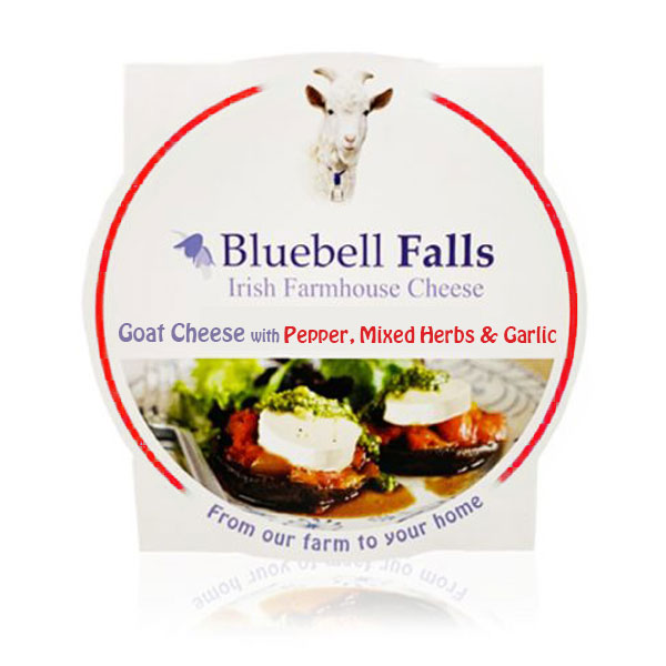 Bluebell Falls Goats Cheese Tub - Pepper, Mixed Herbs & Garlic